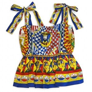 Dolce & Gabbana Multicolor Carretto Top